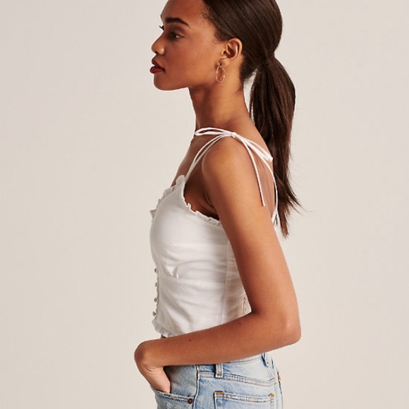 LOOKING FOR: Abercrombie Lace Piece Slim Crop Cami - Picture 3 of 7